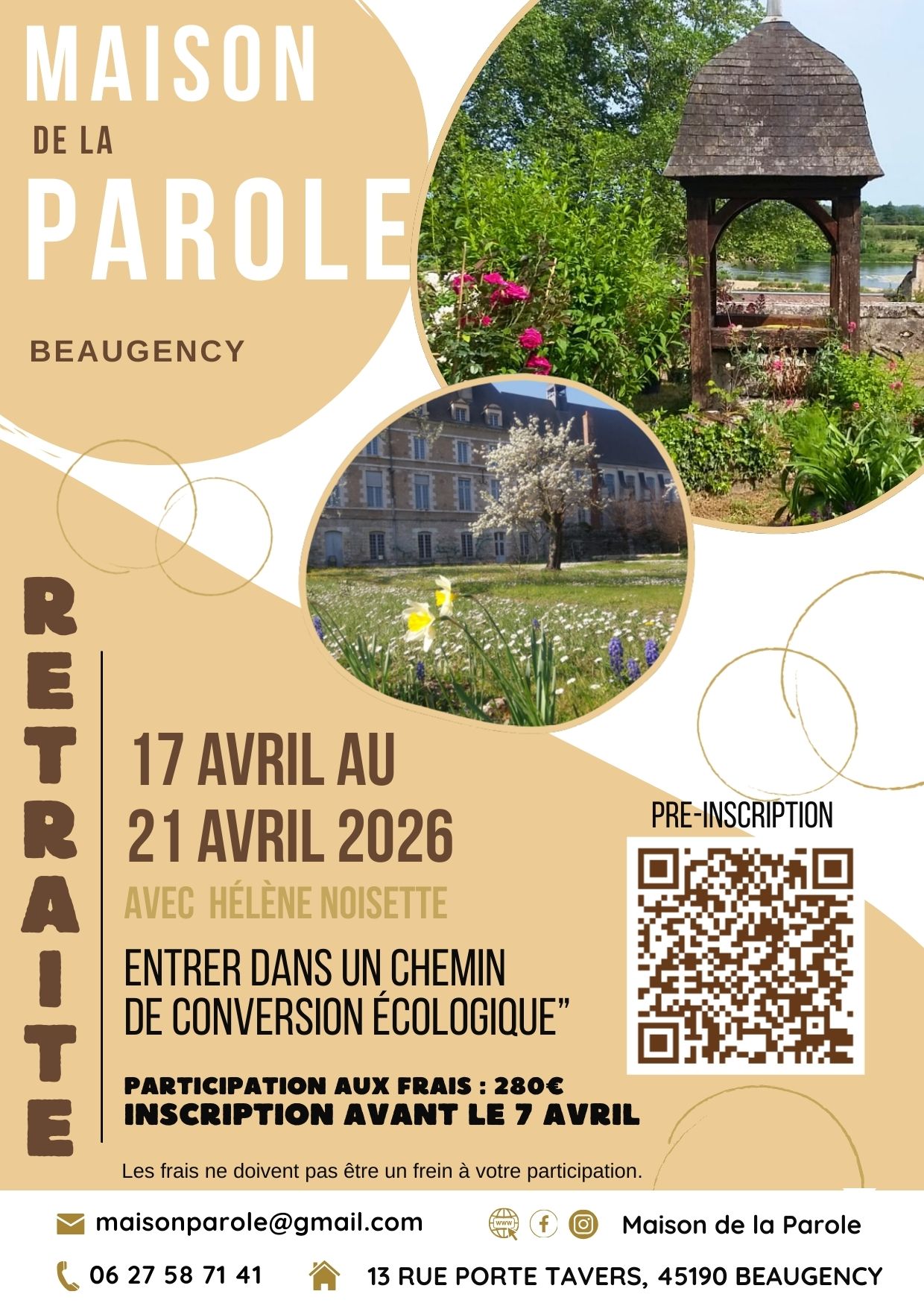 TRIDUUM ECOLOGIE – AVRIL 2O26